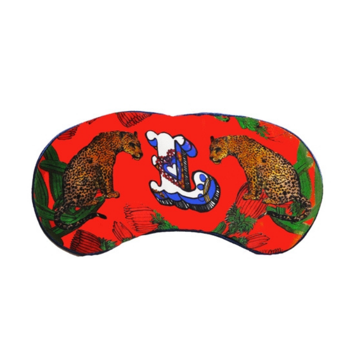 Alphabet Silk Eye Mask