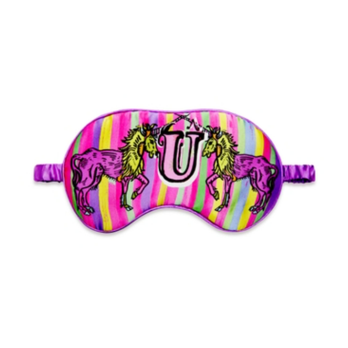 Alphabet Silk Eye Mask