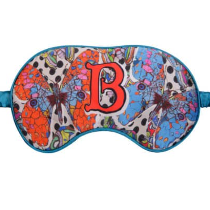 Alphabet Silk Eye Mask