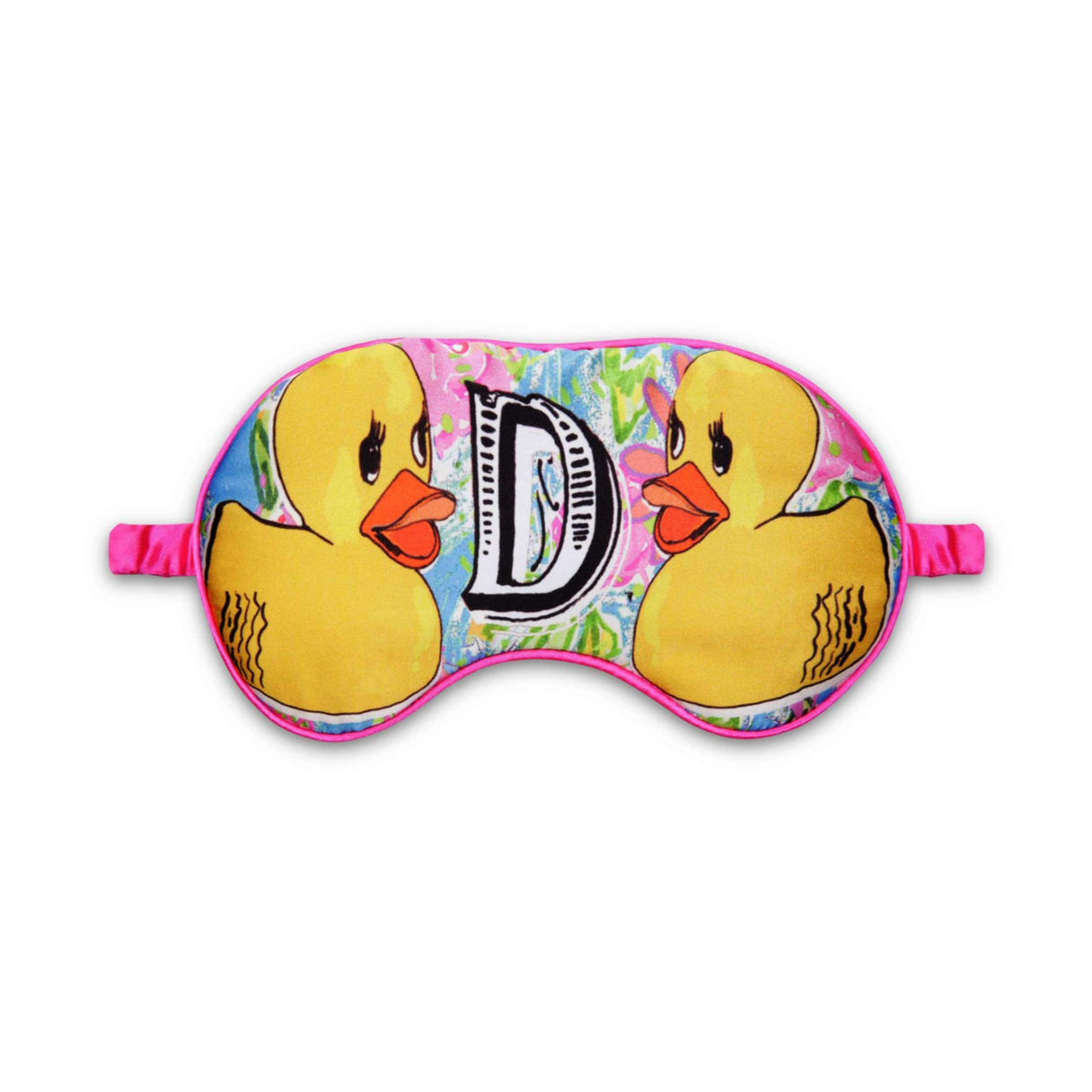 Alphabet Silk Eye Mask