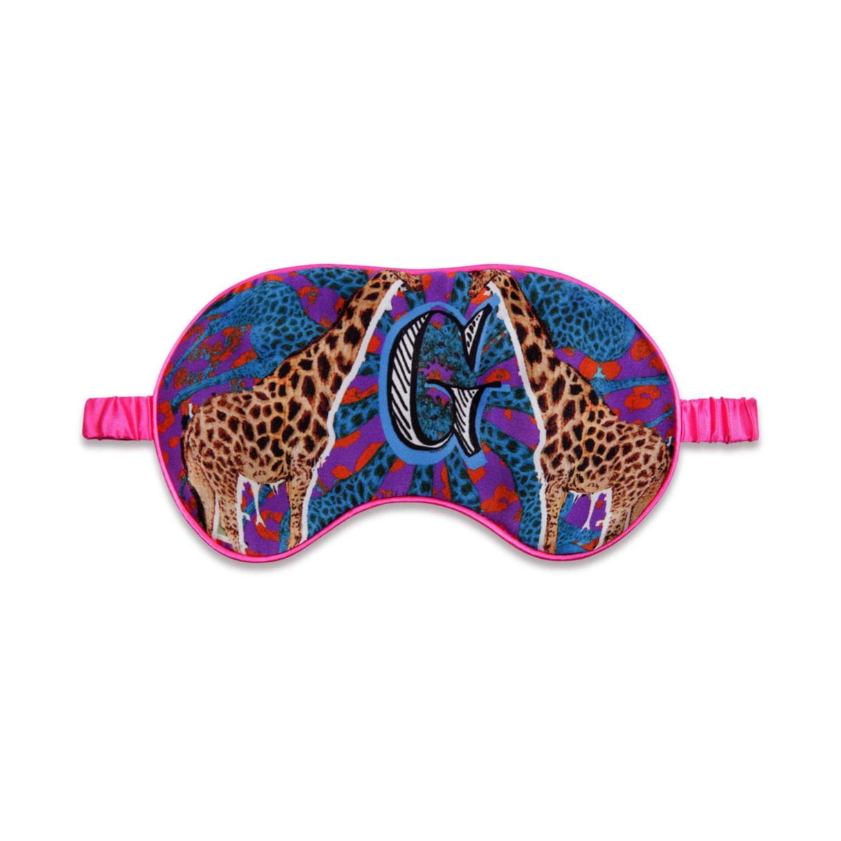 Alphabet Silk Eye Mask