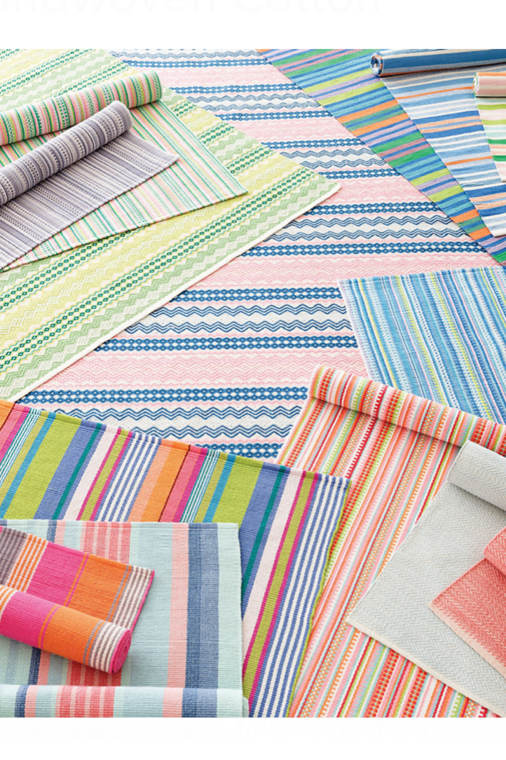 Lucky Stripe Cotton Rug | Dash & Albert