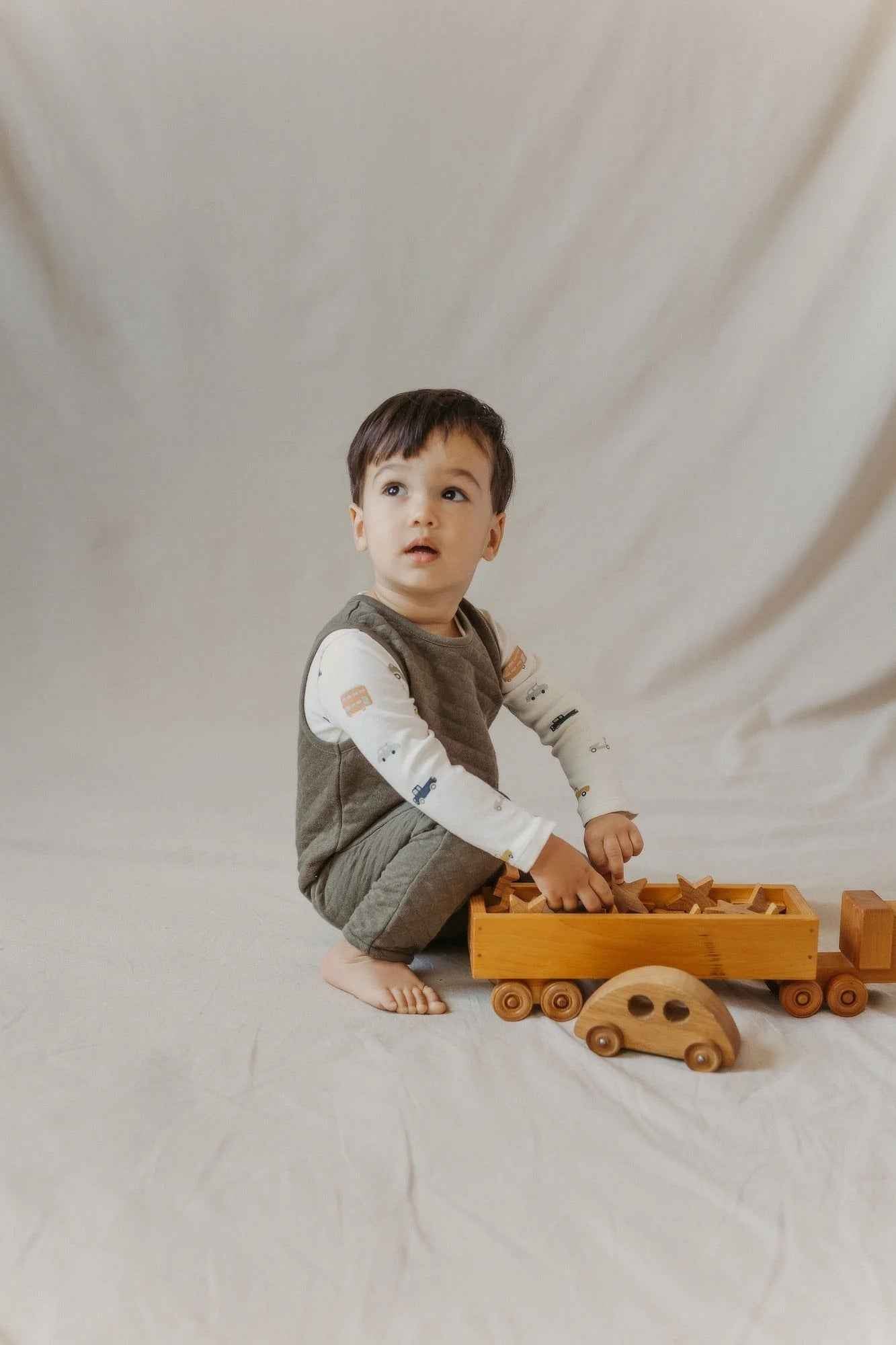 Pehr Cozy Quilted Romper Overalls