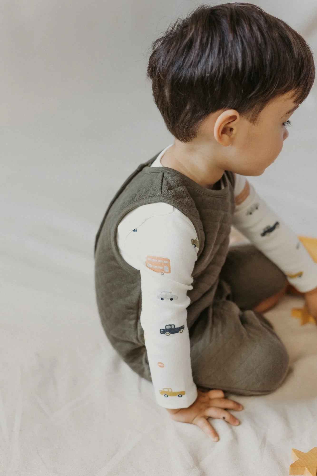 Pehr Cozy Quilted Romper Overalls