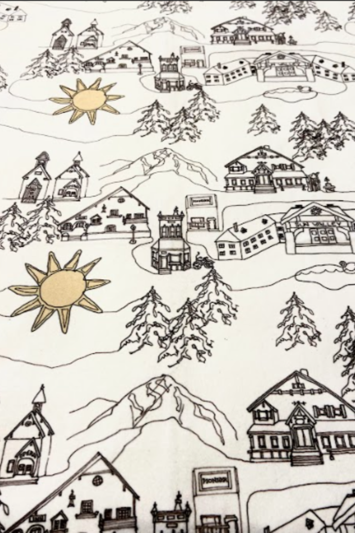 Sun Valley Baby Fuzzy Blanket | Local Keepsake Gift