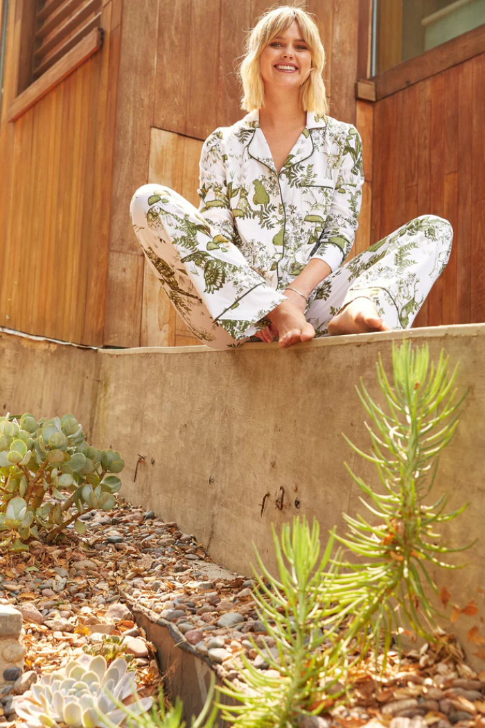 Woodside Pima Knit Pajama | The Cat's Pajamas