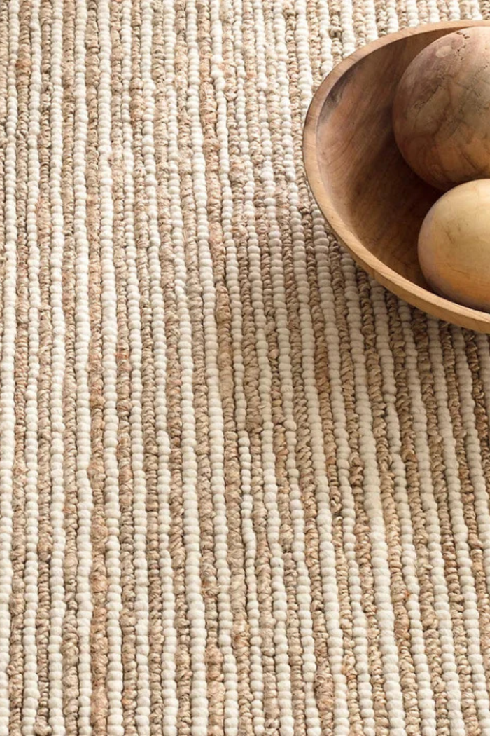 Twiggy Natural Woven Wool & Jute Rug | Dash & Albert