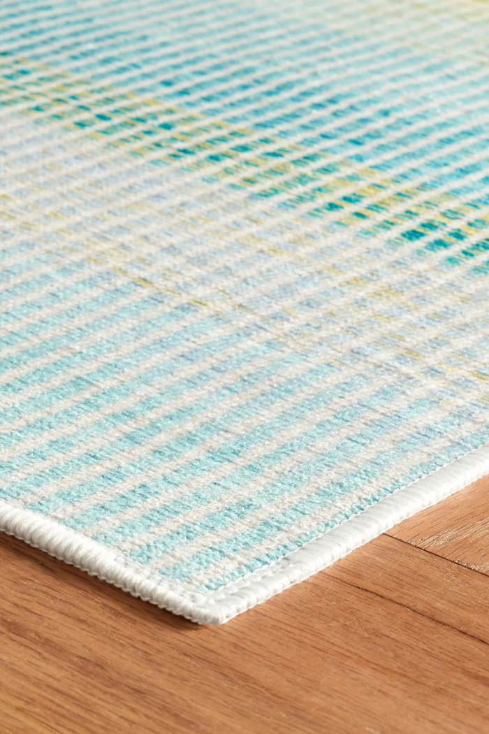 Watercolor Horizon Multi Machine Washable Rugs
