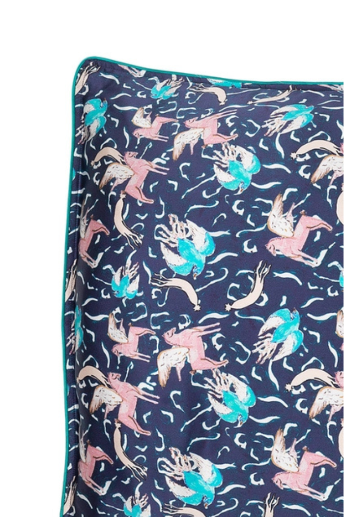 Jessica Russell Flint | Silk Pillowcase / "Pegasus"