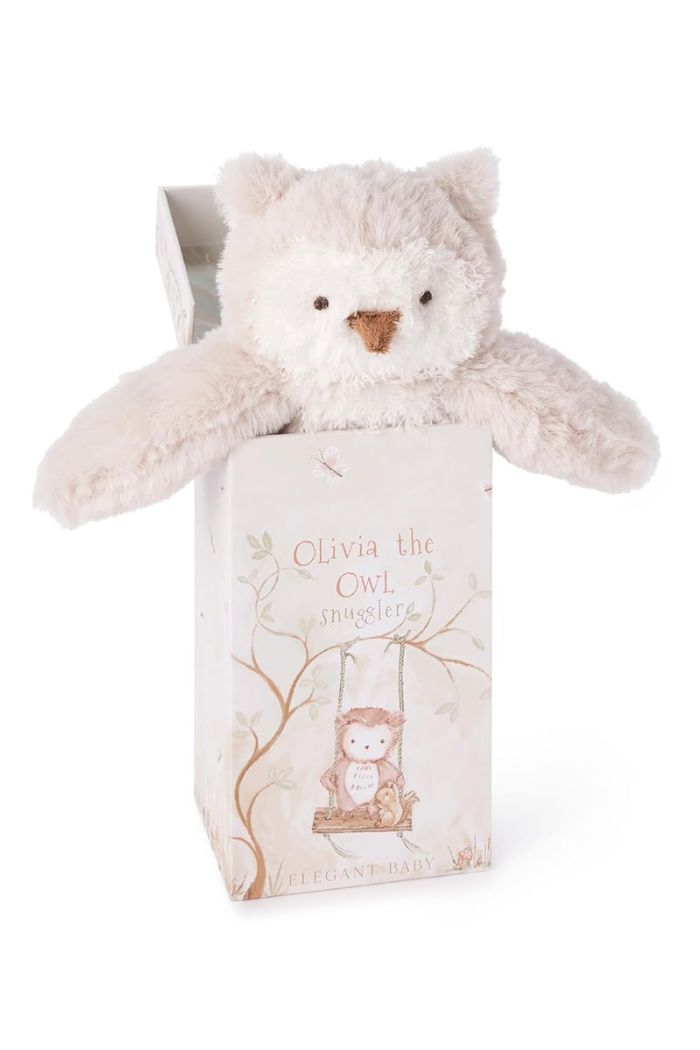 Boxed Snuggler Plushy | Elegant Baby