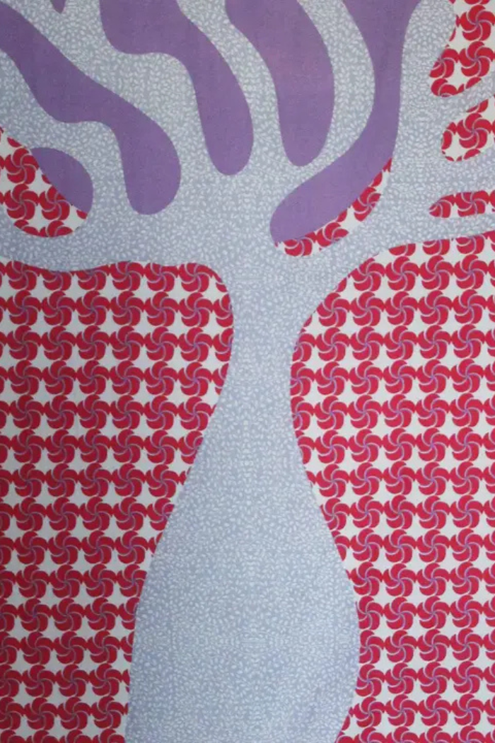 Rouge Red Baobab Organic Cotton Scarf
