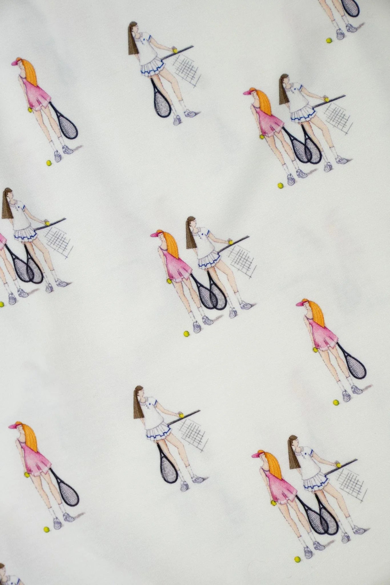 Jolene Short Pajama Set — Tennis back