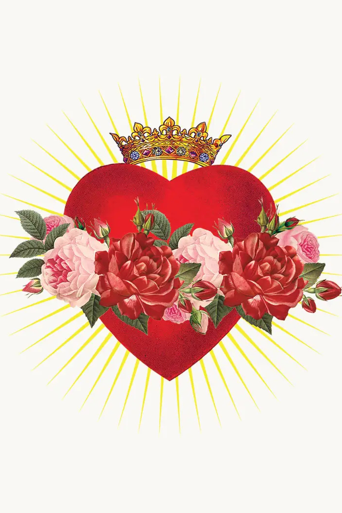 Mini-Red Heart • Mini Enclosure Card