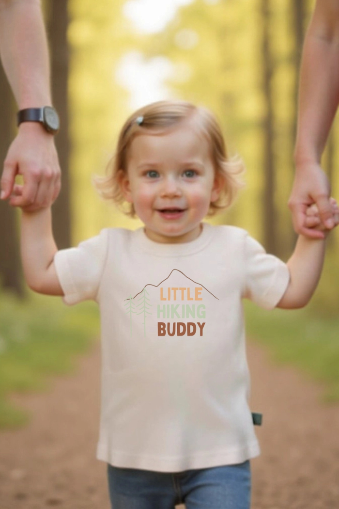 Little Hiking Buddy Toddler Graphic Tee | Finn + Emma