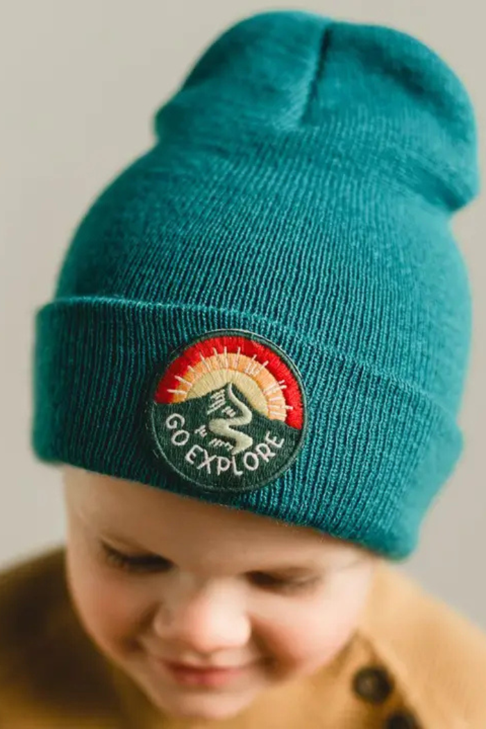 Go Explore Glacier Infant/Toddler Beanie Fits Ages 0-4