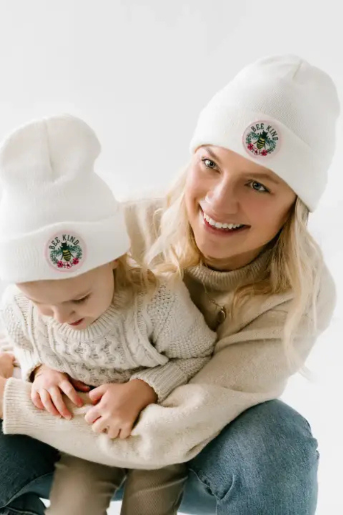 Bee Kind Dove Youth/Adult Beanie Fits Ages 5+