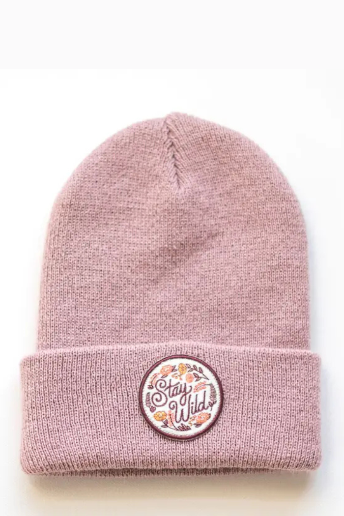Stay Wild Rose Beanie Infant/Toddler Fits Ages 0-4