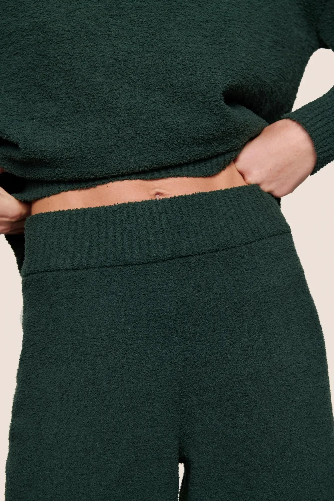 RECY Boucle Crew Pullover / Relaxed Pant Set | Eberjey