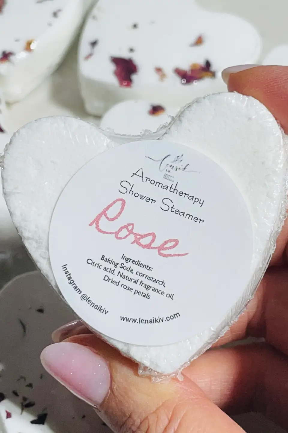 Rose Heart Shower Steamers — alt 4