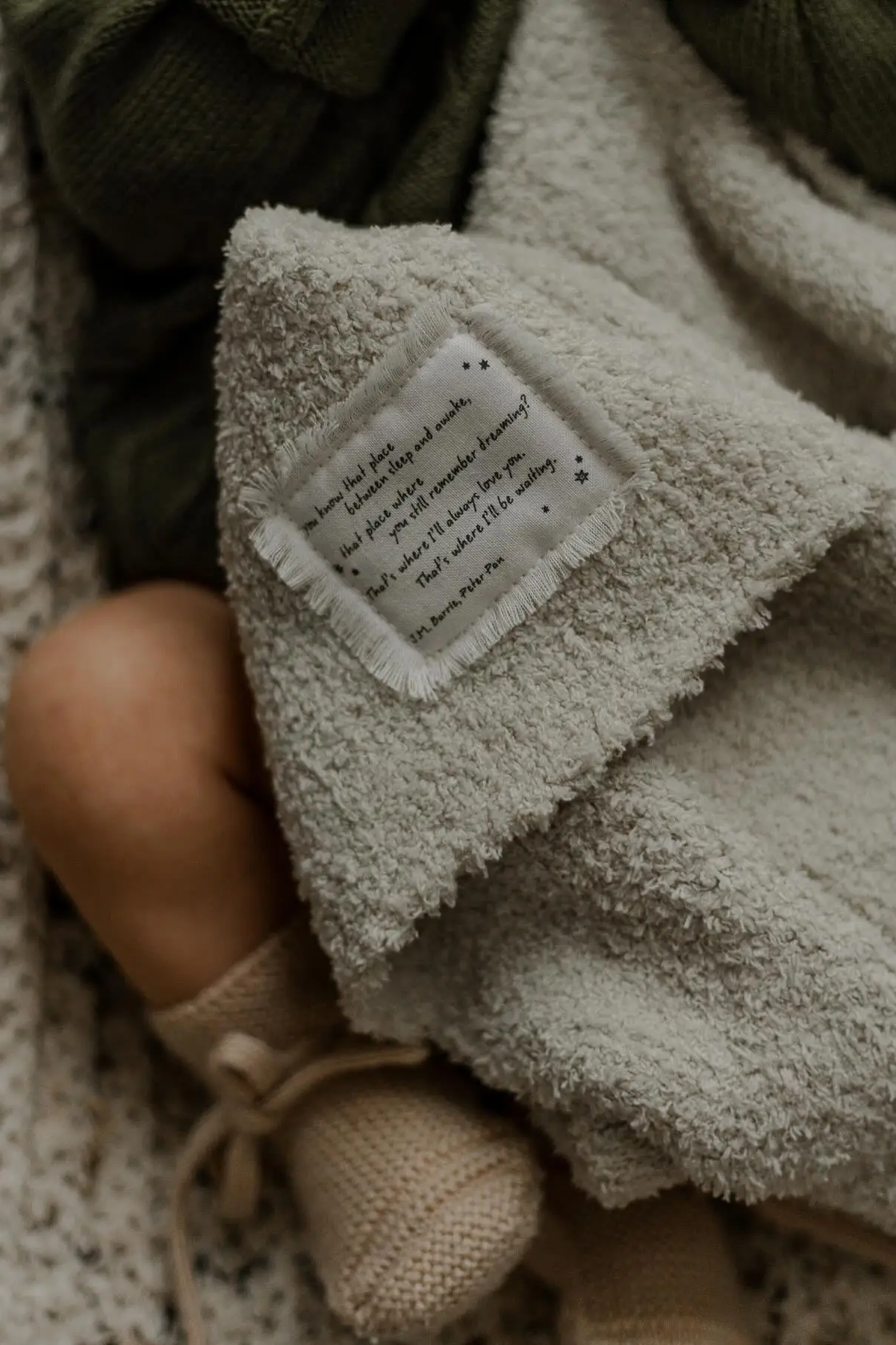 I Made A Wish and You Came True. Bunny Baby Lovey Blanket