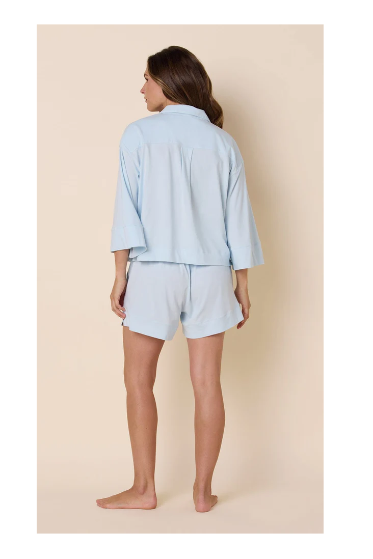 Mariposa Short Pajama Set Long Sleeve | The Cat's Pajamas