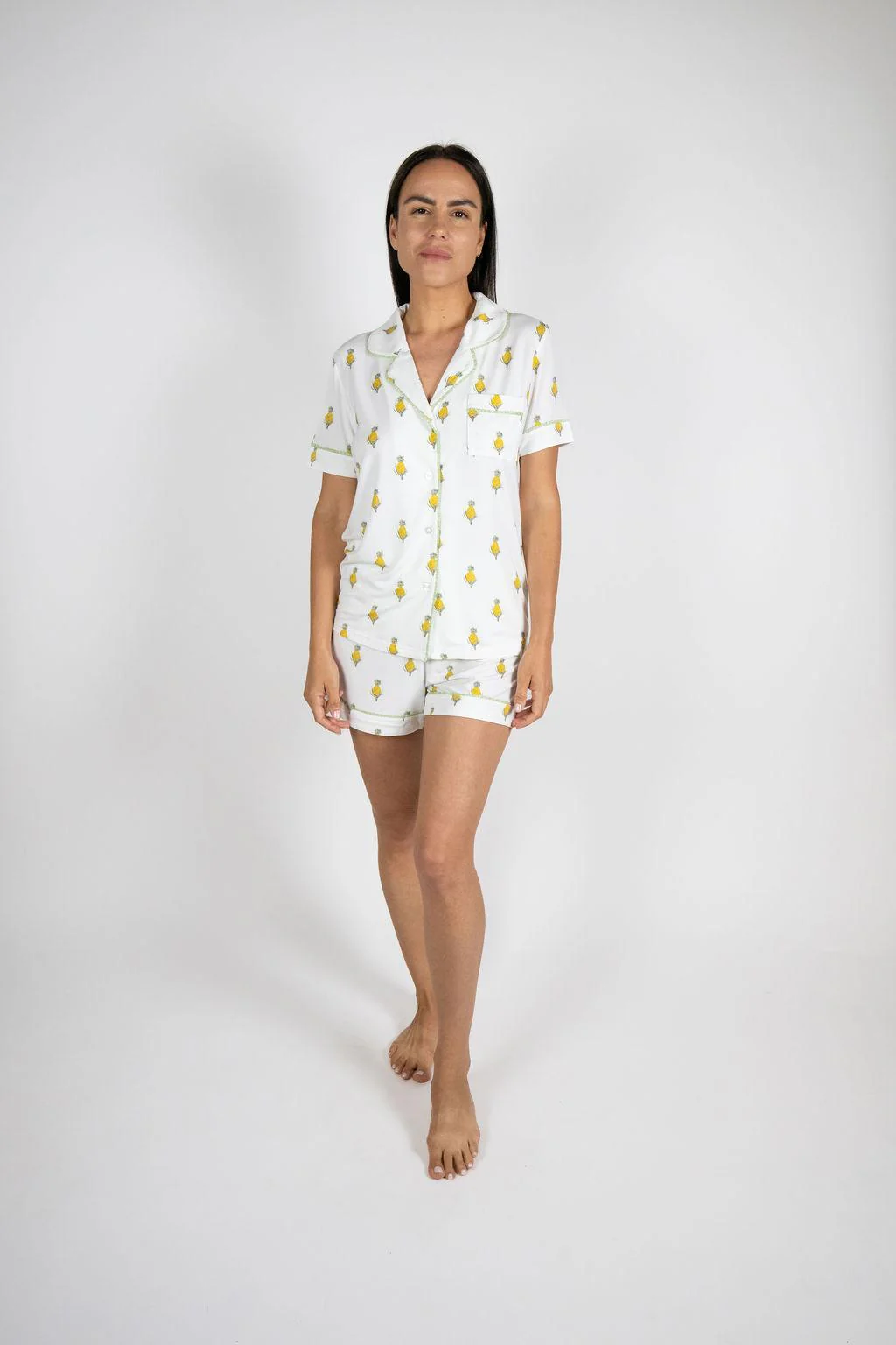 Jolene Short Pajama Set — Pineapple