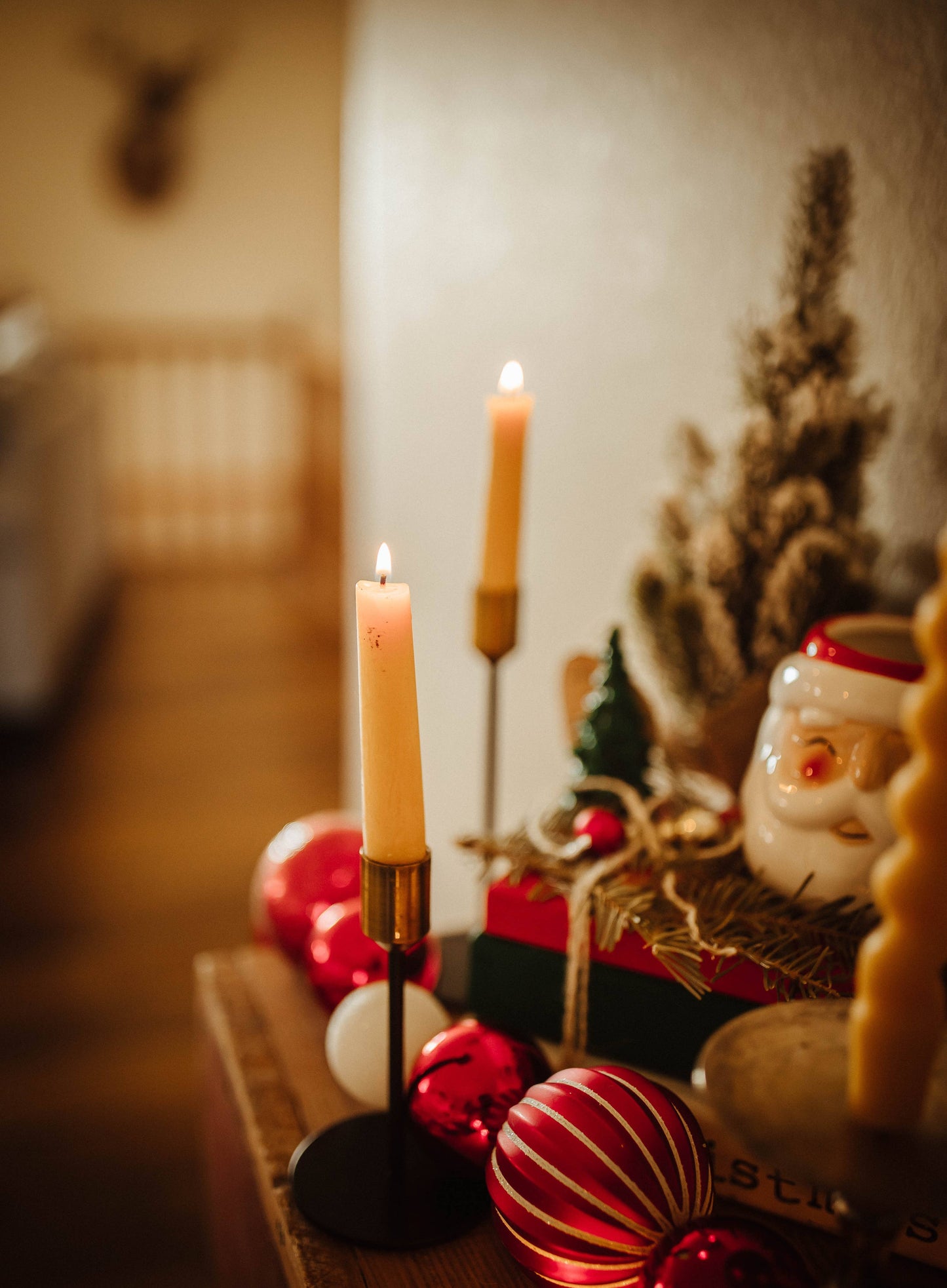 Beeswax Taper Candle | The Holton Homestead