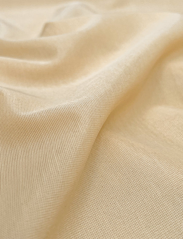 Close-up of the beige German power mesh fabric used in the Commando Featherlight Control Full Slip