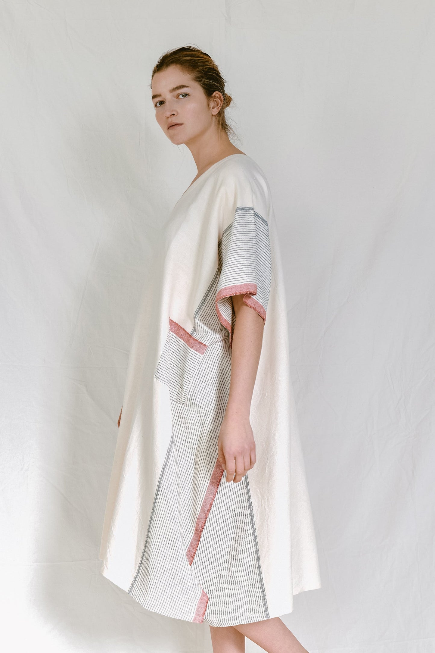 Ivory Cherry Tribeca V-Neck Kaftan | Home & Loft