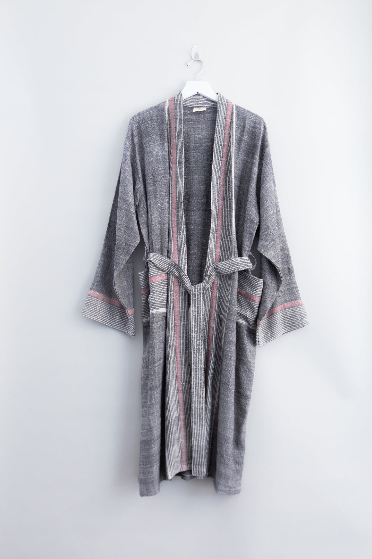 Charcoal Tribeca Long Bathrobe | Home & Loft