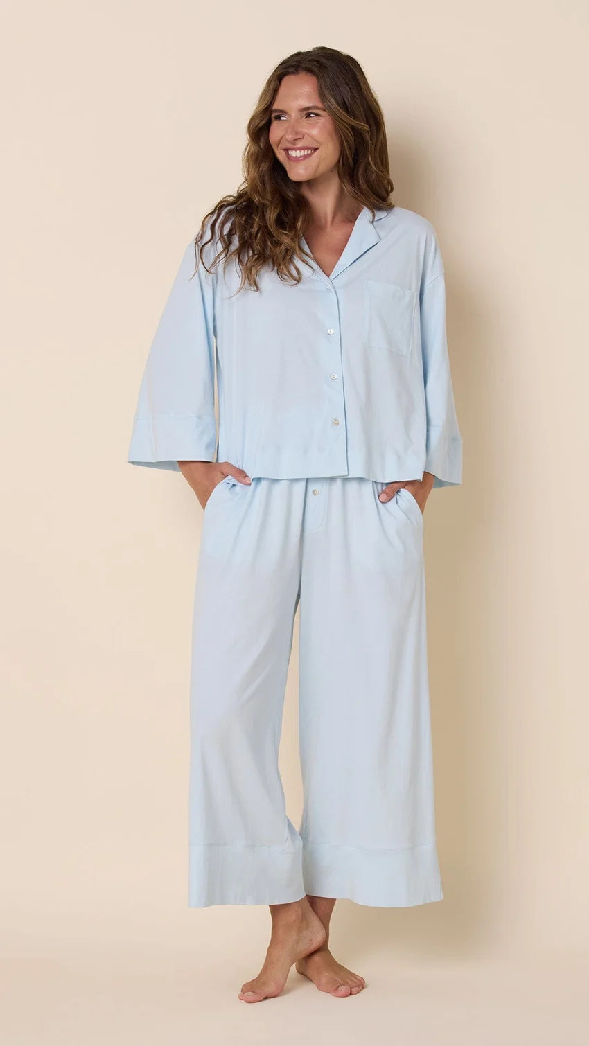 Mariposa Long Pajama Set | The Cat's Pajamas