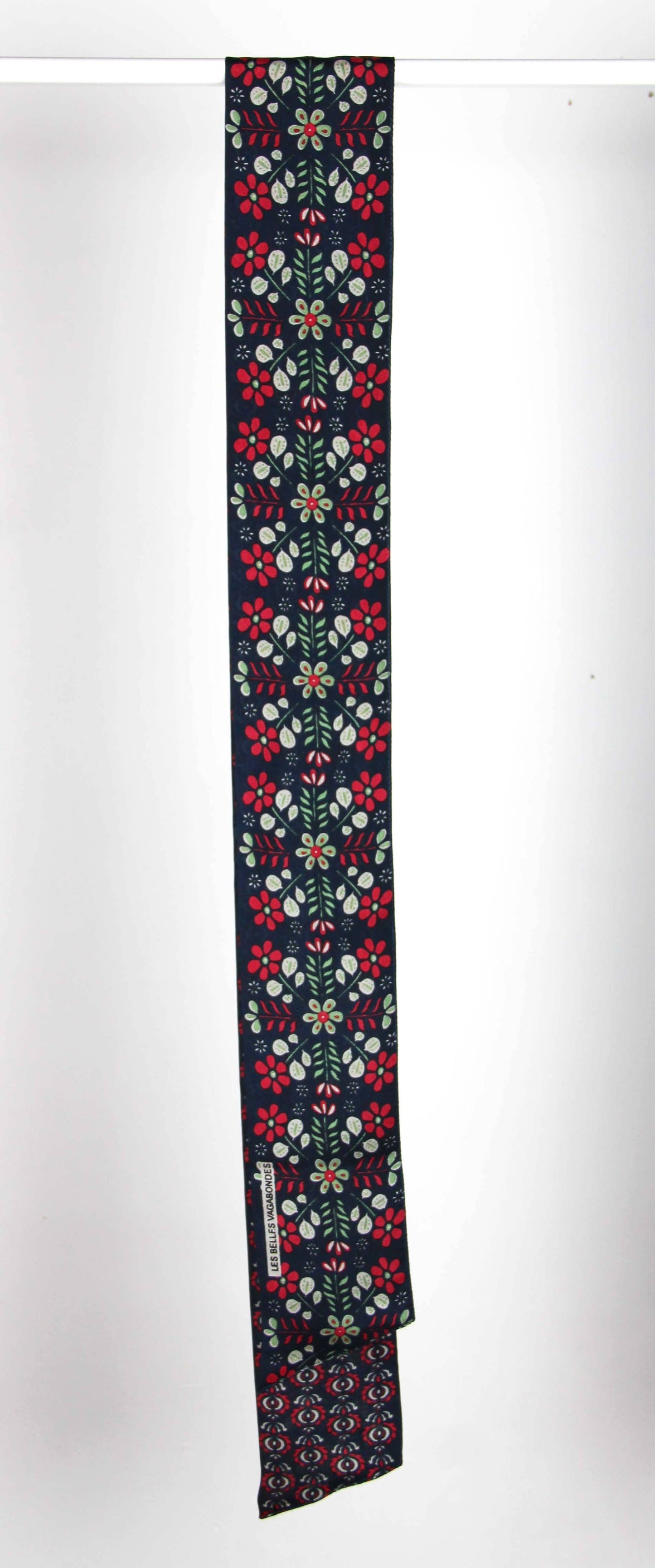 Ludmila Marine Silk Headband | Les Belles Vagabondes