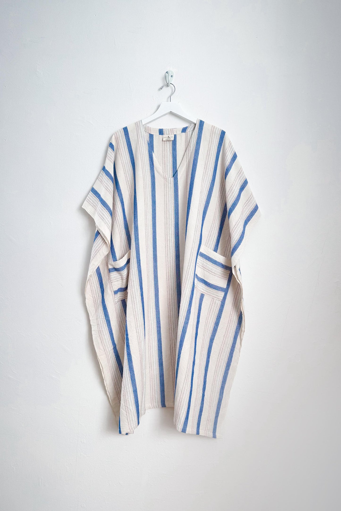 Blue Ivory Montauk V-Neck Kaftan