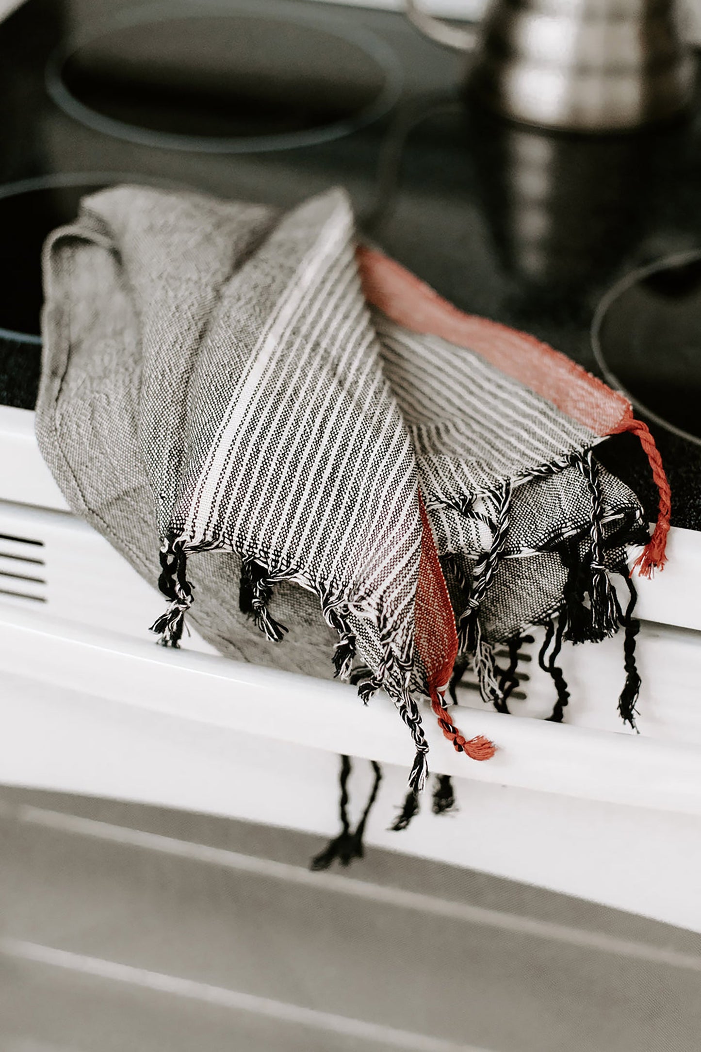 Charcoal Tribeca Hand Towel | Home & Loft