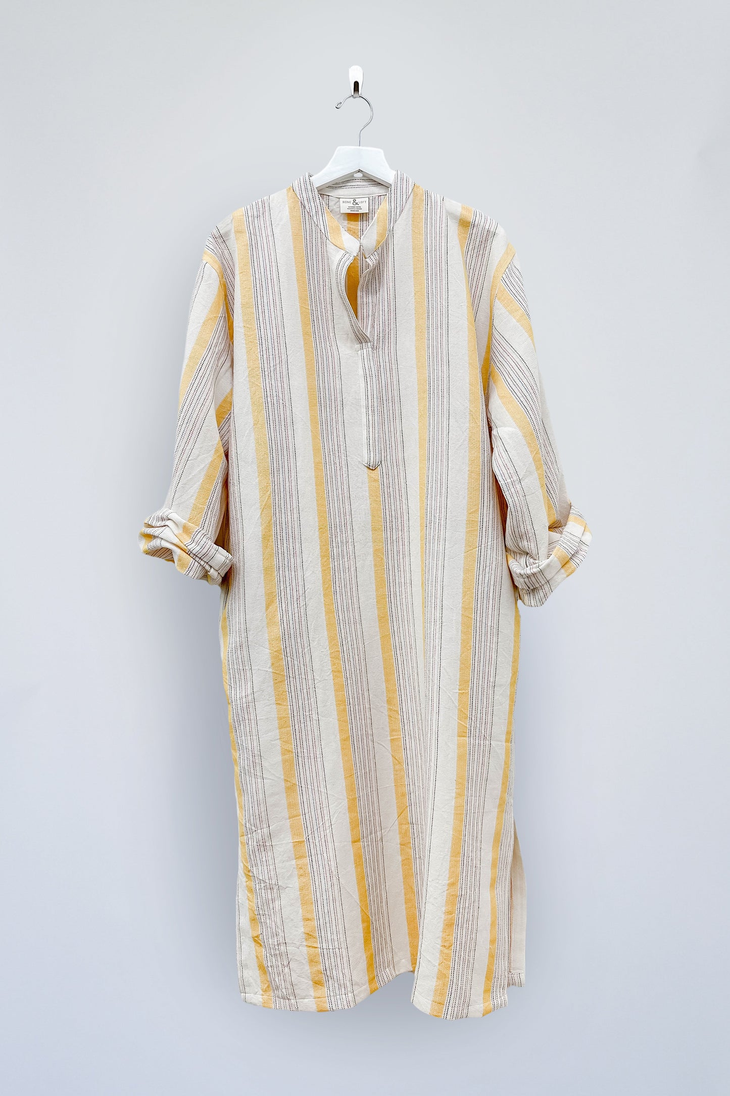 Yellow Ivory Montauk Long Sleeve Maxi Kaftan | Home & Loft