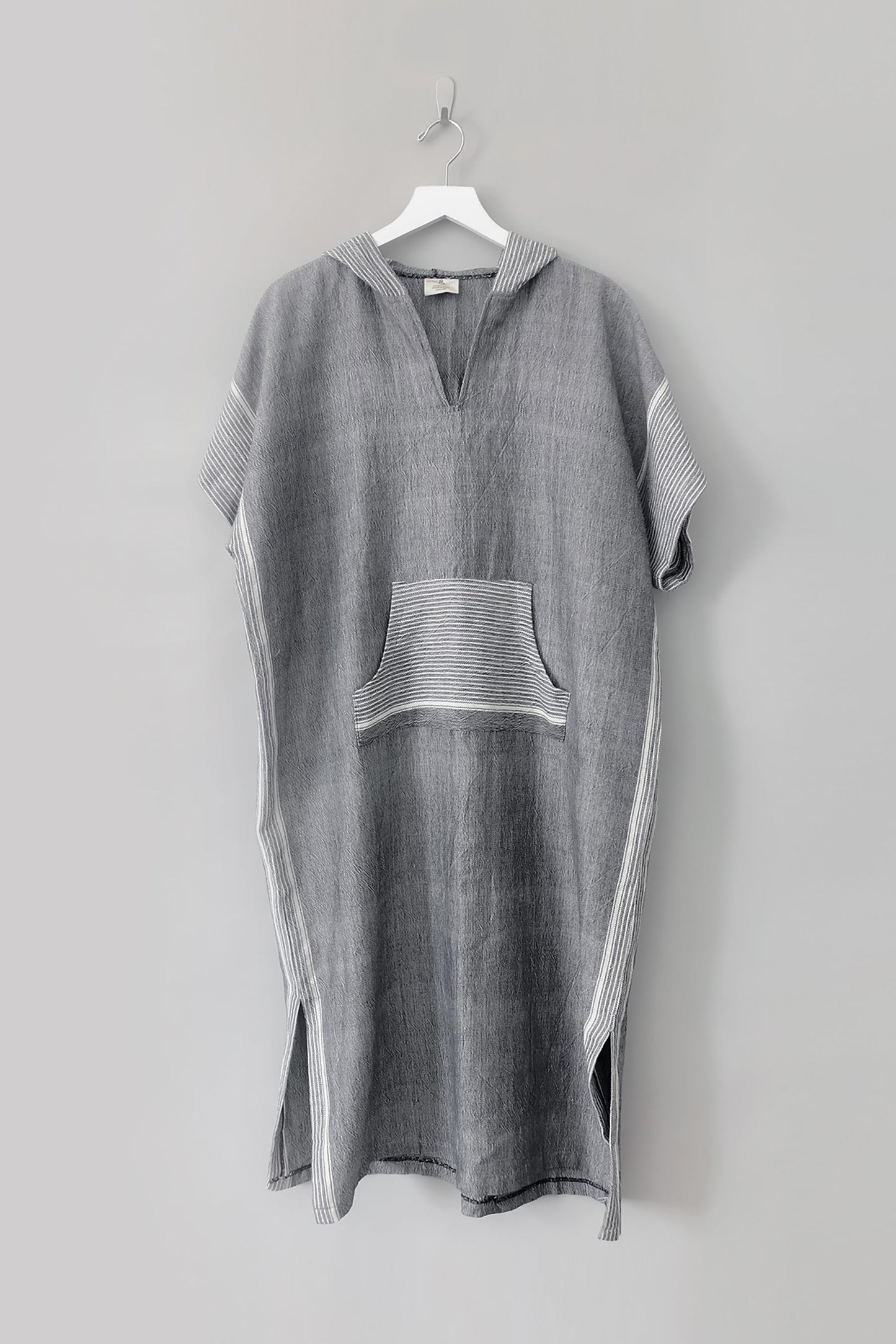 Grey Stripe Tribeca Hooded Maxi Kaftan | Home & Loft