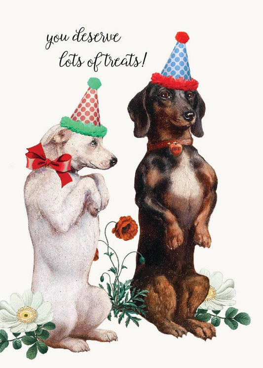 You deserve lots of treats - mini enclosure card