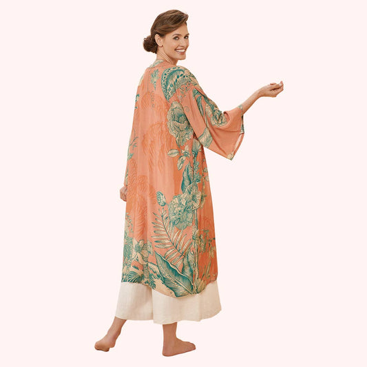 Floral Jungle Kimono Gown — Petal | Powder Design