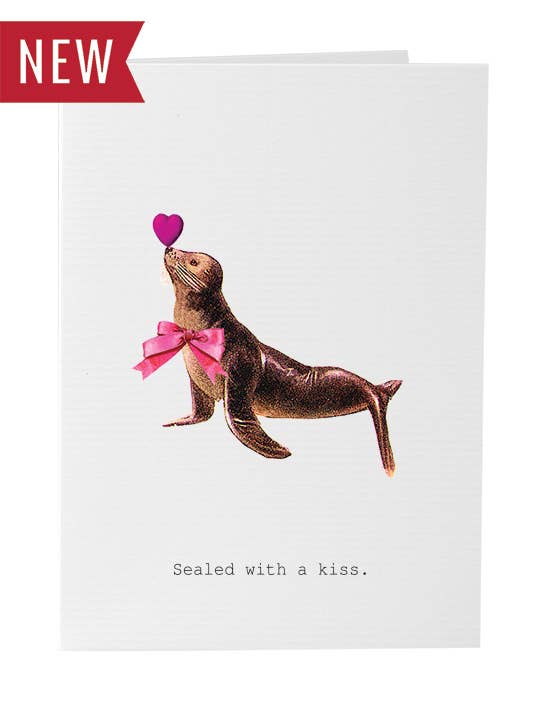 Sealed with a Kiss Greeting Card