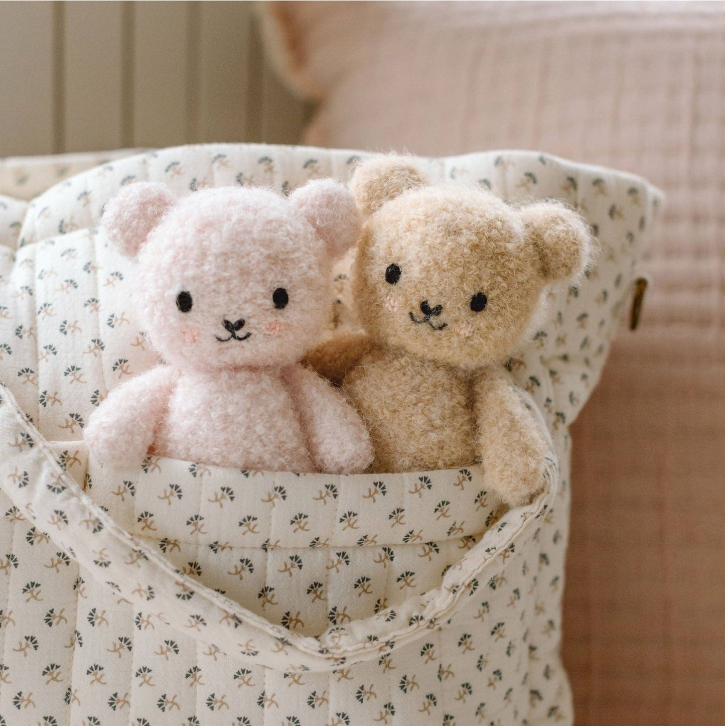 Baby Bouclé Bear in Honey | Cuddle + Kind