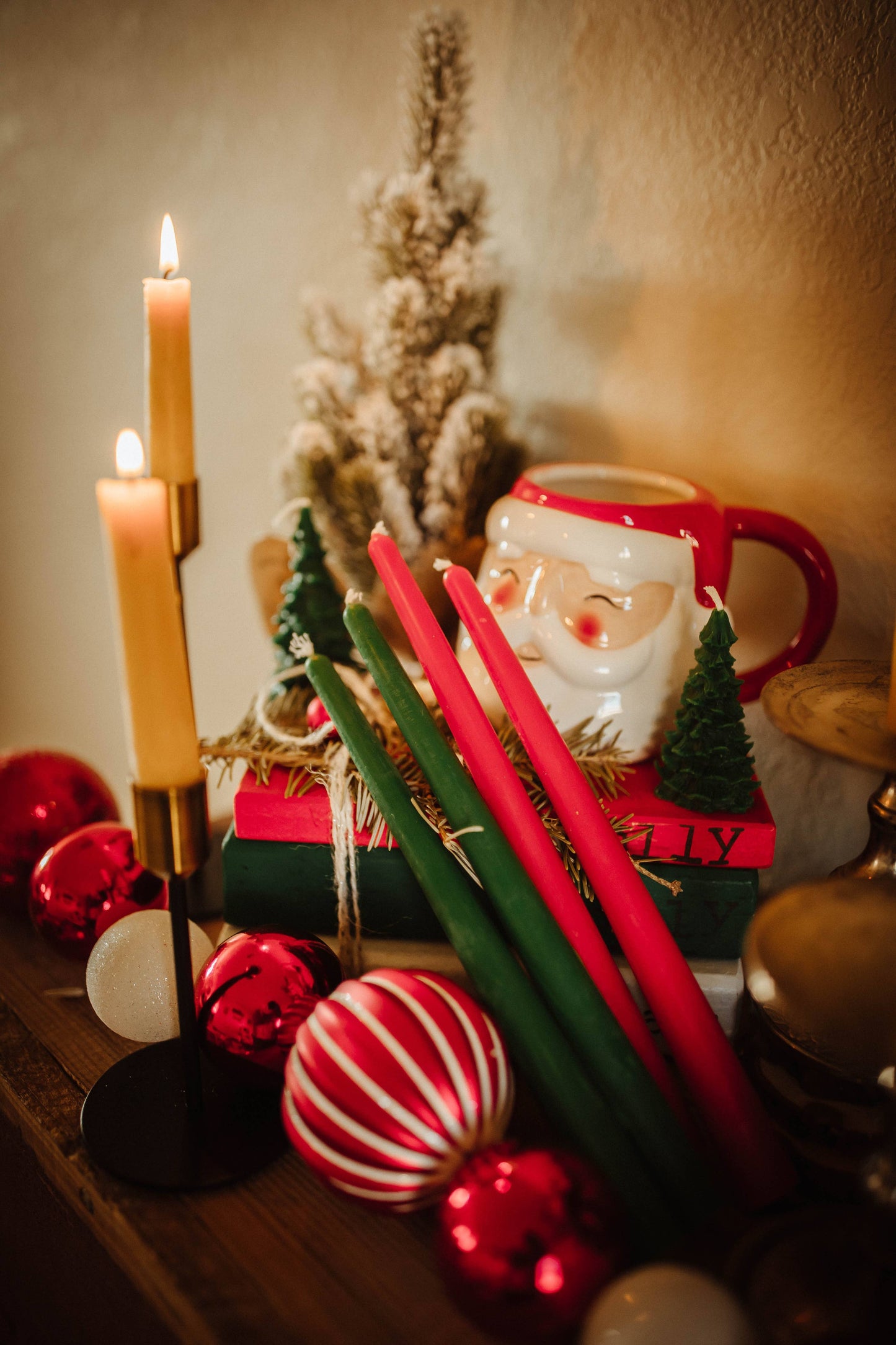Beeswax Taper Candle | The Holton Homestead