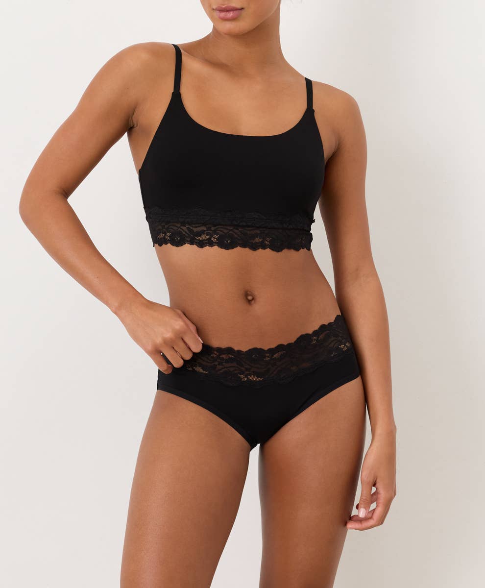 Women's Lace Modern Scoop Bralette | Pact