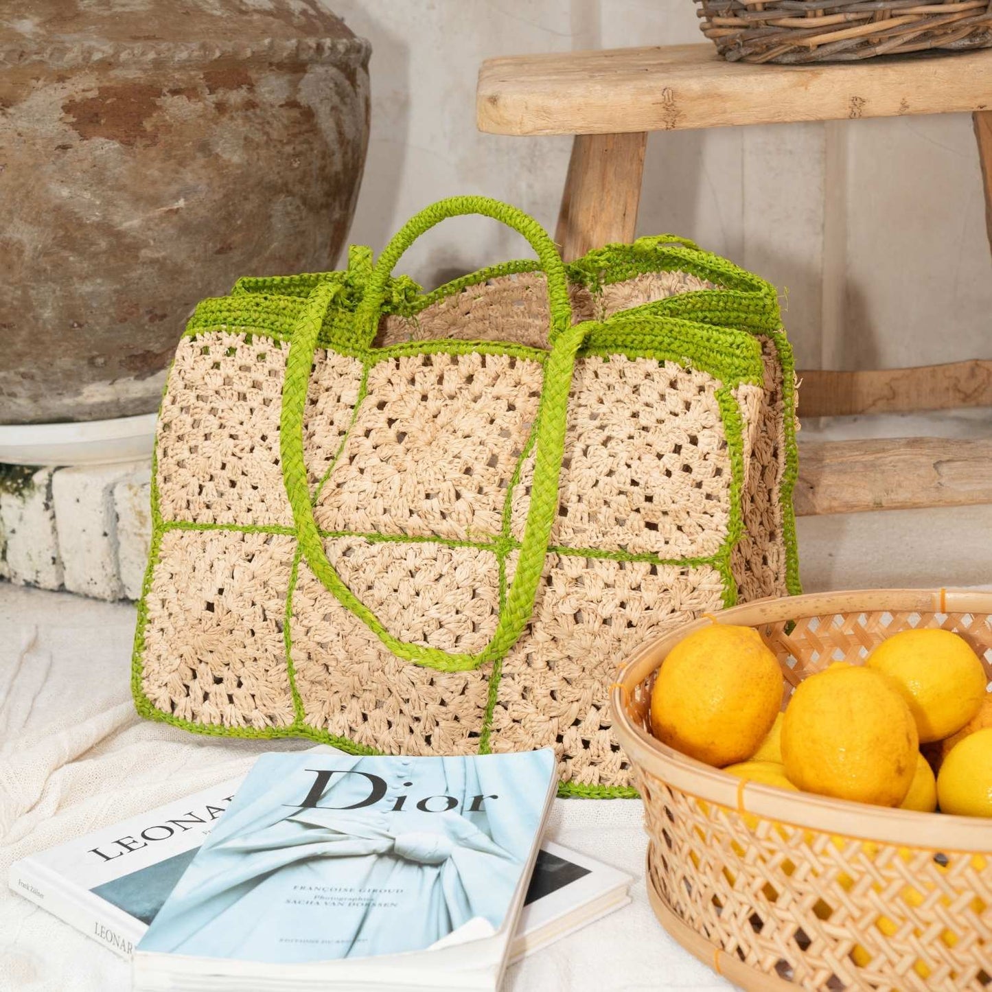 Carrey Raffia Tote Bag | Zanatay
