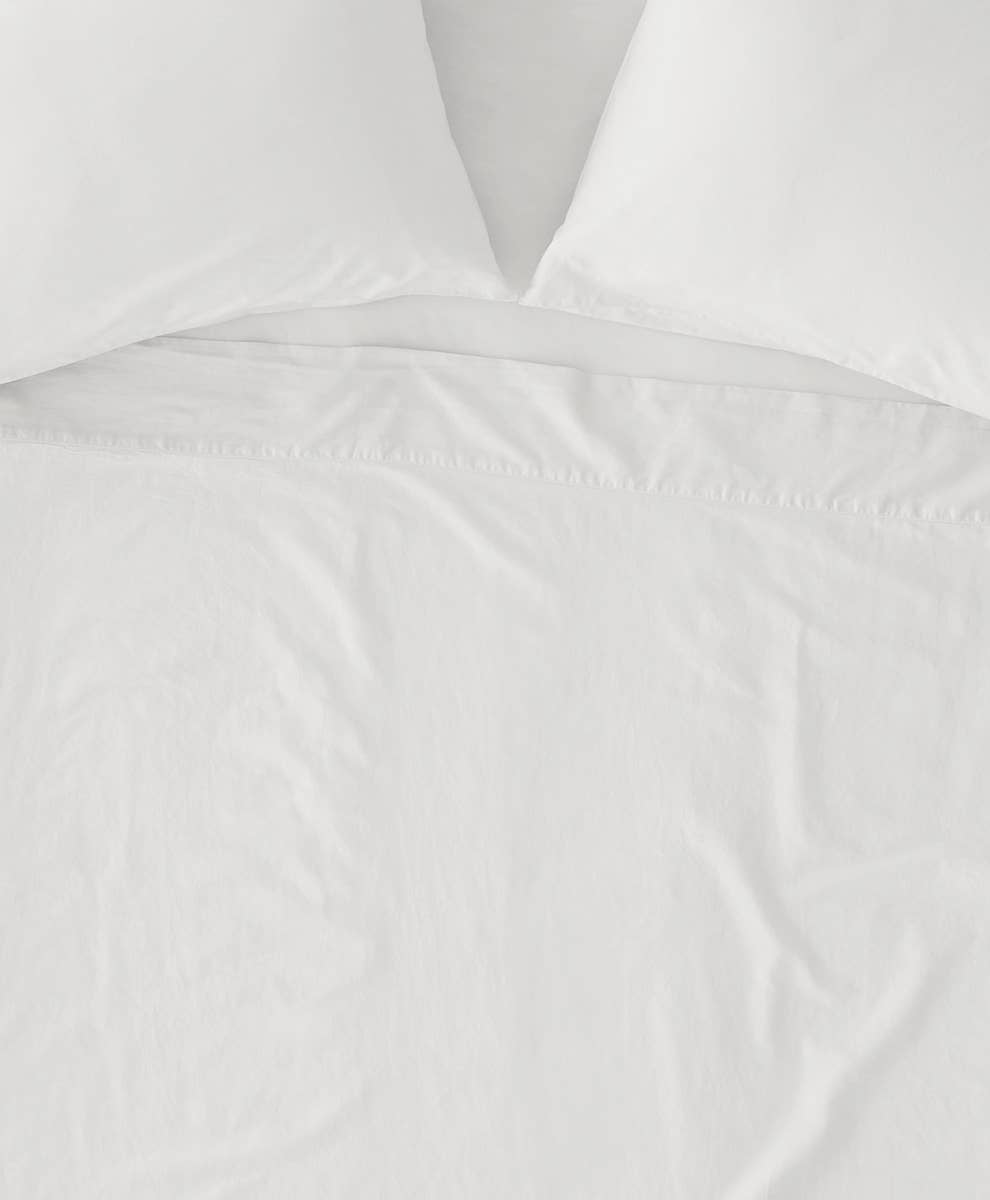 Home organic room service sateen flat sheet