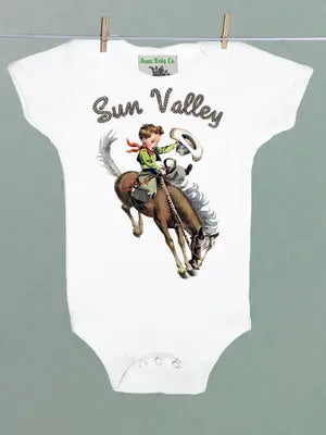 Acme Baby | Exclusive Sun Valley Cowboy Organic Cotton Short Sleeve Bodysuit