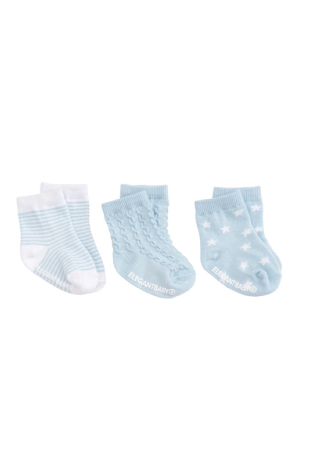 3-Pack Baby Socks | Elegant Baby