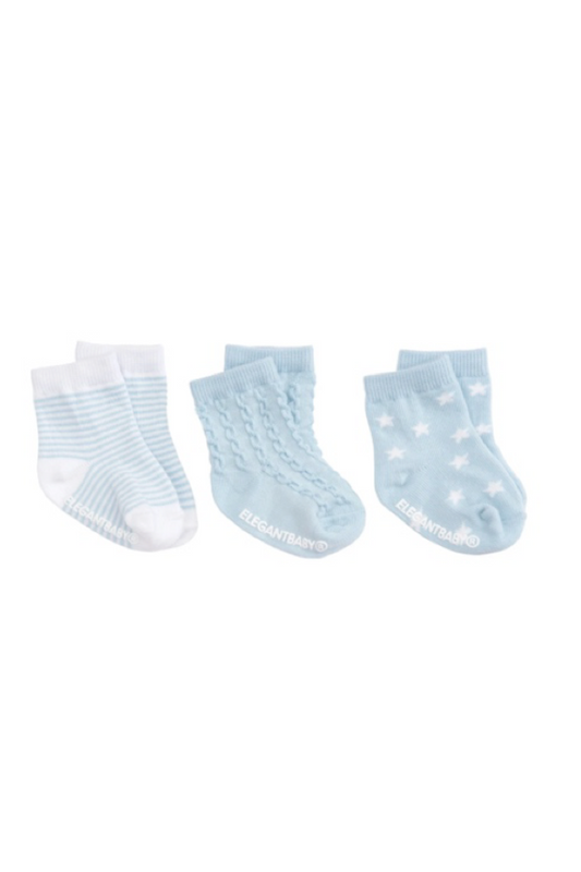 3-Pack Baby Socks | Elegant Baby