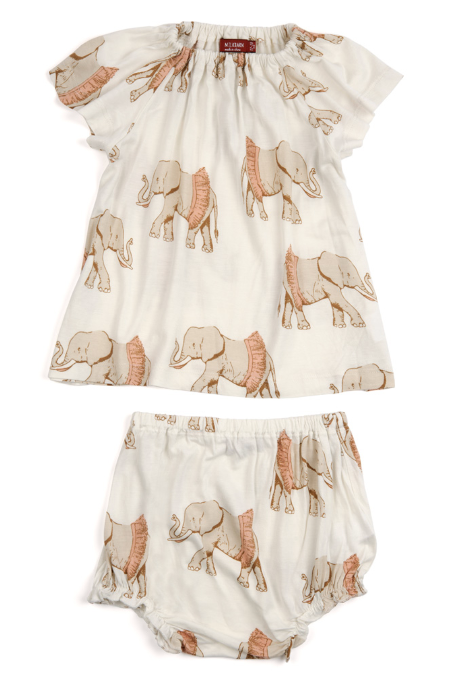 Bamboo Dress & Bloomer Set | Milkbarn