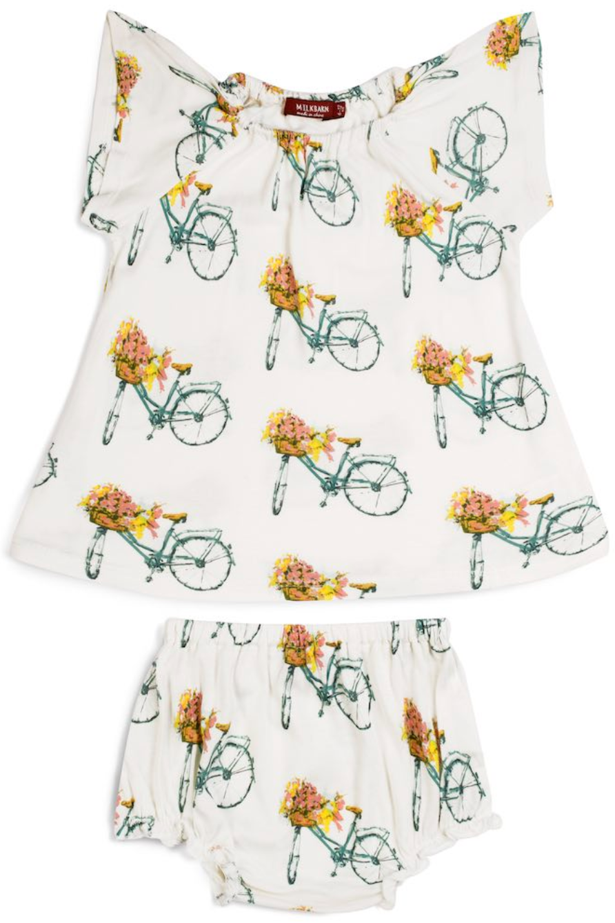 Bamboo Dress & Bloomer Set | Milkbarn