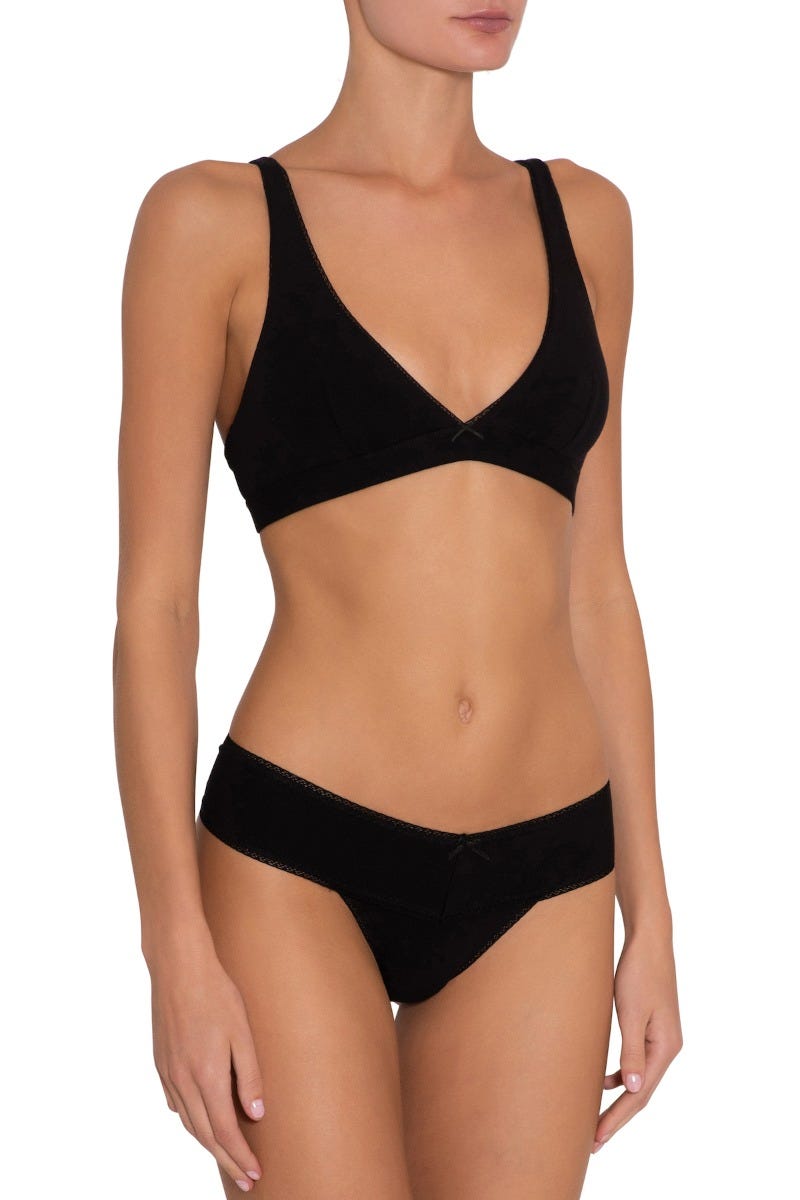 Eberjey Pima Goddess Everyday Plunge Bra - lifestyle 2